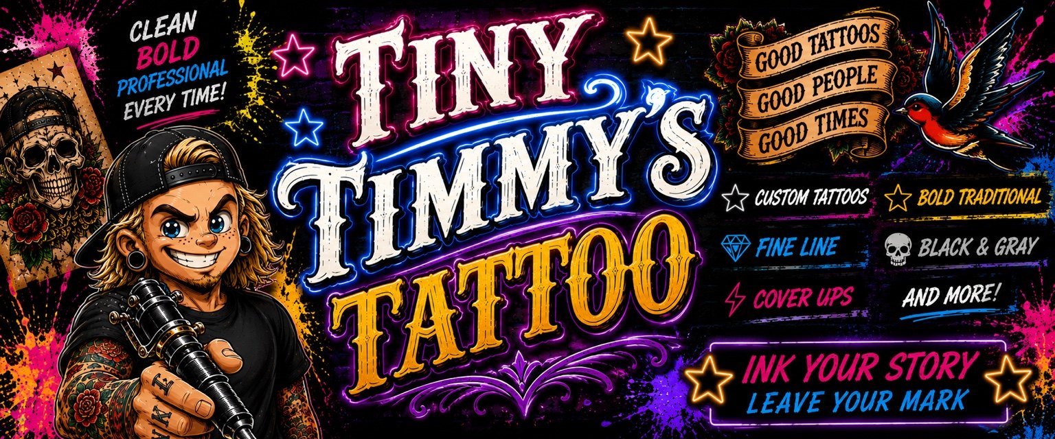 Tiny Timmy's Tattoo artwork banner